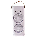 Electric Fan Desktop Double-head Powerful Air Cooler (1 Pc  With Remote)